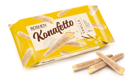 Wafer rolls Konafetto with vanilla filling 140g