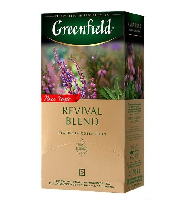Black tea Greenfield Revival Blend 42.5g (25 bags)