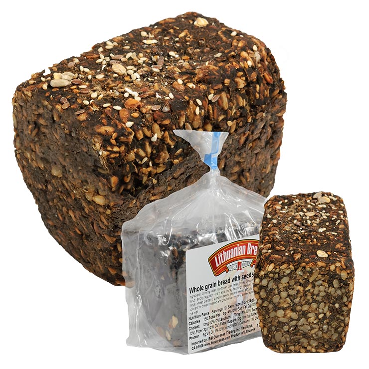 Bread AMBERYE Whole Grain with Seeds, 500g