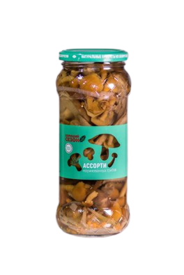 Assorted Sterilized Pickled Mushrooms   580ML