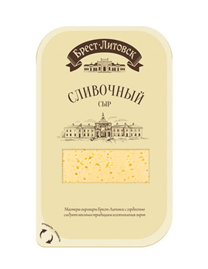 "Brest-Litovsk slivochniy" cheese semi-hard 50% 150g