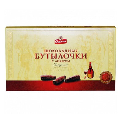 Chocolate bottles with liqueur 168g