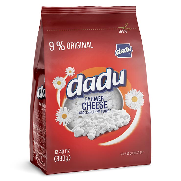 Lithuanian Farmer Cheese DADU 9% fat, 380g