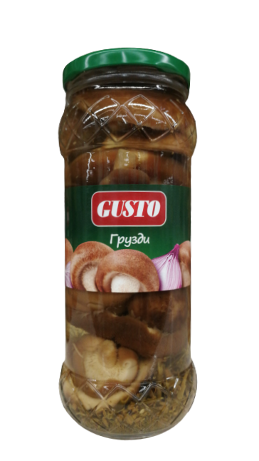 Pickled mushrooms "Gusto", 530g