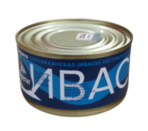 Canned fish "Fregat" Pacific sardine pieces, 185g