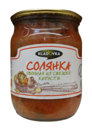 Vegetable-mushroom solyanka "Kladovka" 450g