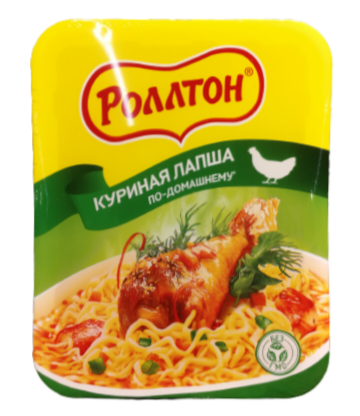 Instant noodles "Rollton", chicken, home-style, 90g