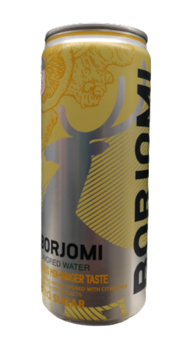 Mineral Water "Borjomi" Carbonated with Citrus and Ginger Aroma, 0.33L