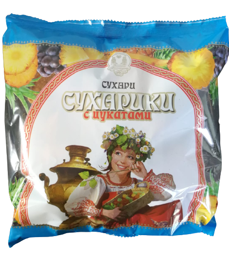 Crackers "With candied fruits"  300g