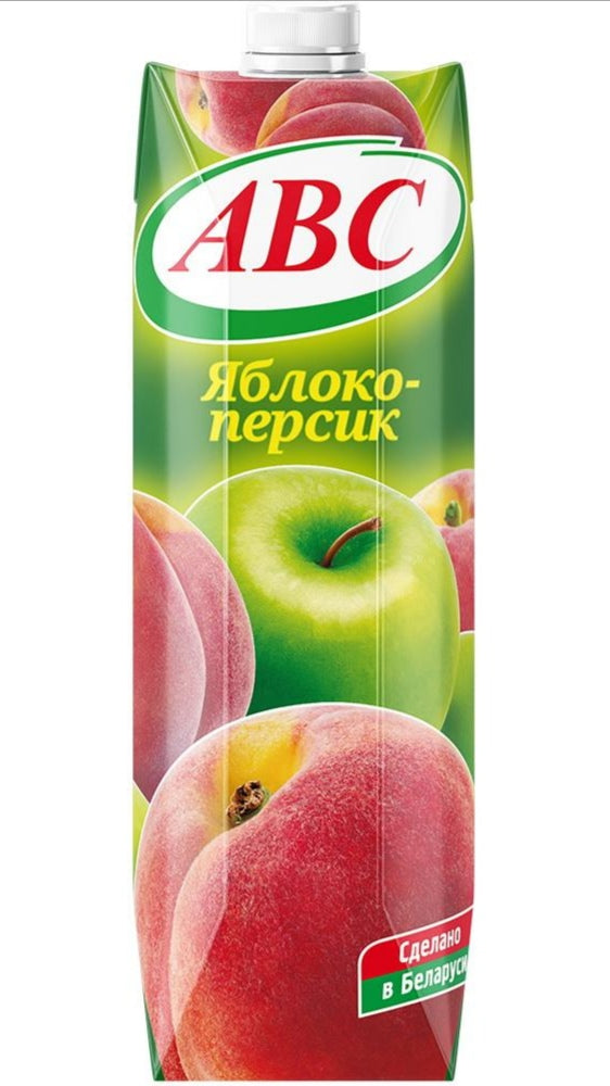 Apple and peach nectar 1L (without preservatives)
