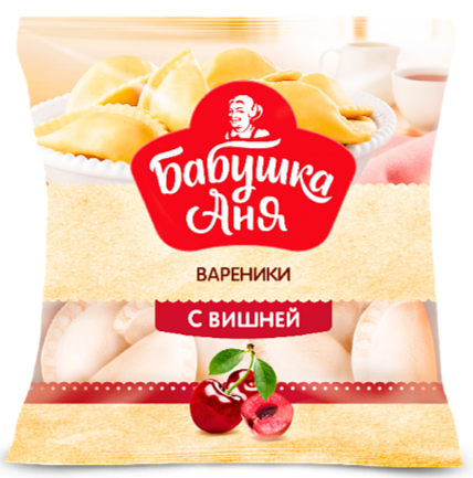 Frozen dumplings filled with cherry "Babushka Anya"  430g