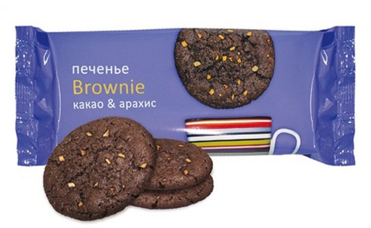 Cookies "Brownie" cocoa & peanuts 145g
