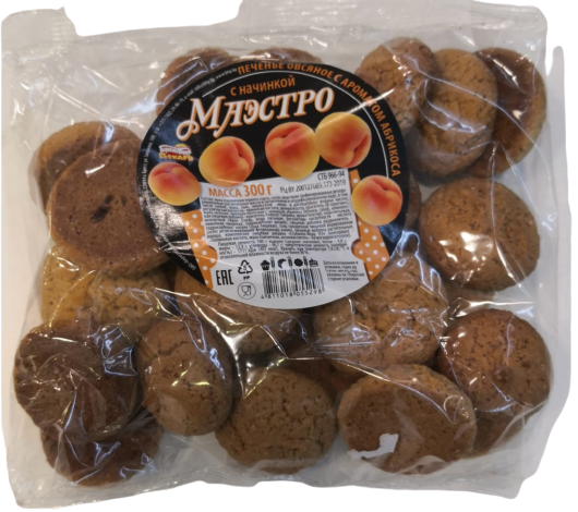 Apricot Oatmeal Cookies "Master"    300g
