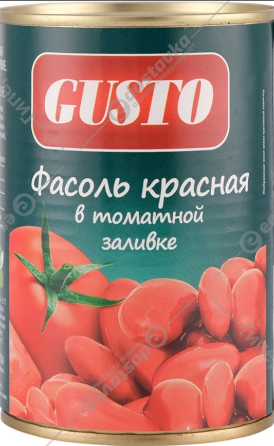 GUSTO RED BEANS IN TOMATO FILLING 400g
