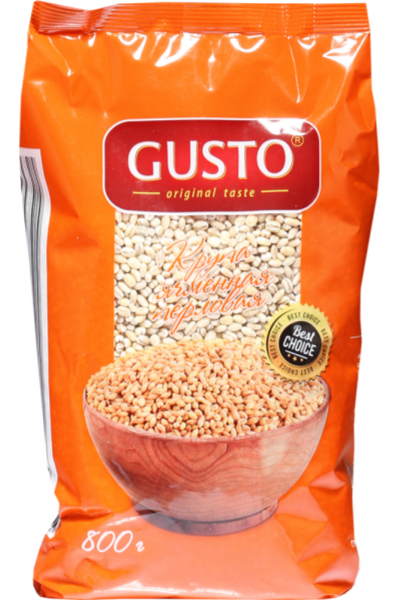 Barley groats "Gusto" pearl barley, 800g