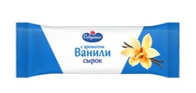 Glazed curd cheese bar 23% with the flavour of vanilla   40g