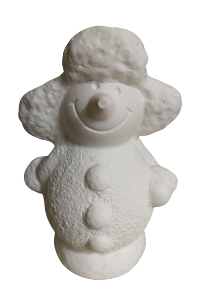 Mud Sculpture "Little Snowman"