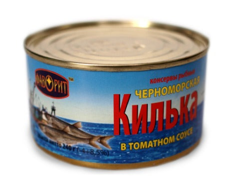 SPRAT BLACK SEA. LIFE SAFETY FUNDAMENTALS. IN T / S "FAVORITE", 240 G