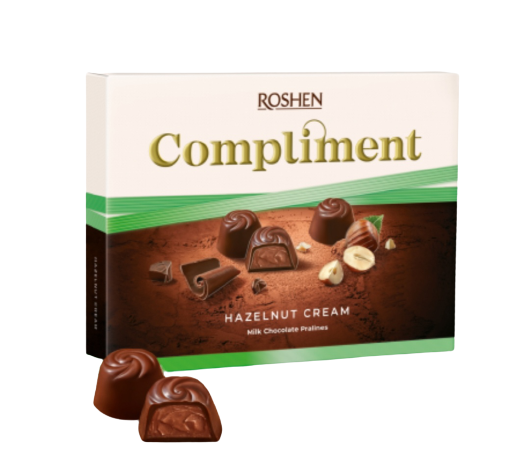 Compliment Candy with Nut Filling  122g