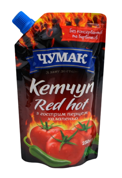 Ketchup "Chumak" red hot   250g