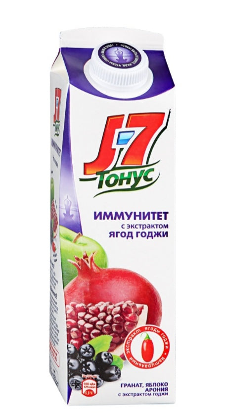 Nectar "J7" from apples, pomegranate and chokeberry, 900 ml
