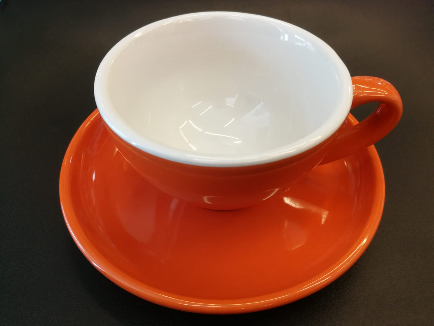 Orange Classic Coffee Cup and Saucer 300ml