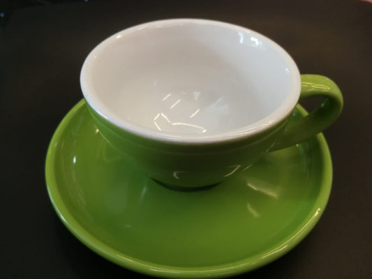Green classic coffee cup and saucer 300ml