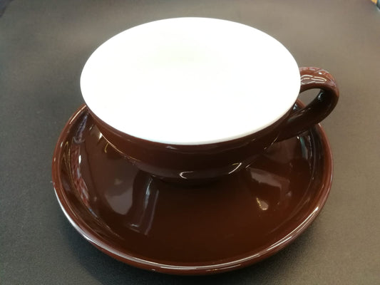 Brown classic coffee cup and saucer 300ml