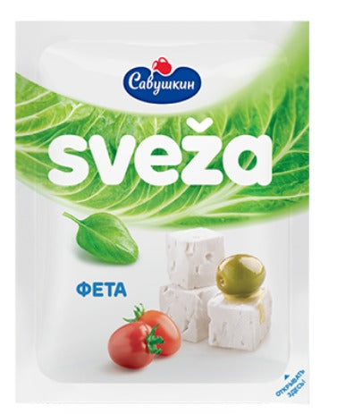 Soft brine cheese Feta Sveza fat in dry matter 45%-200g
