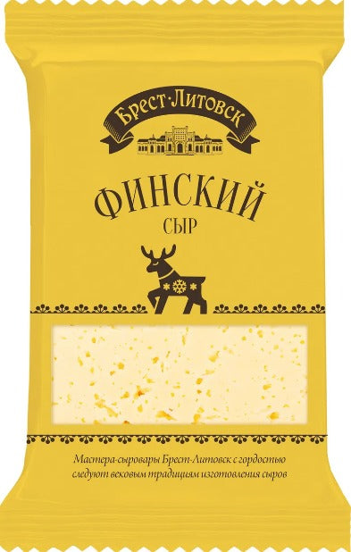 Semi-hard cheese "Brest-Litovsk Finsky" 45%, 200g