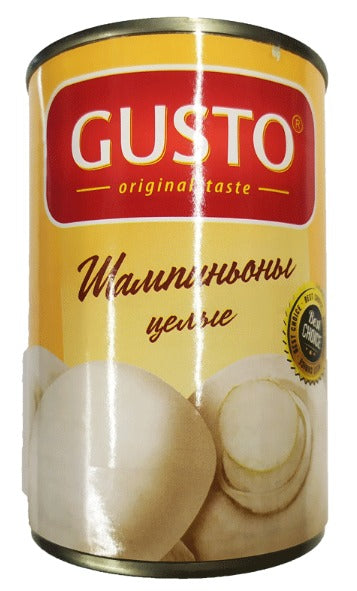 Canned champignons "Gusto" whole, 800g