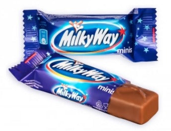 Chocolate bars Milky Way Minis in a package, 26g