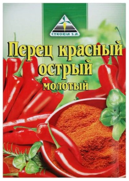 Ground red hot pepper Cykoria S.A., 20g