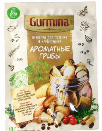 Seasoning for salting and marinating "Gurmina" aromatic mushrooms, 40g
