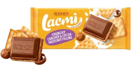 Milk chocolate Lacmi with cracker and chocolate-nut filling 93g
