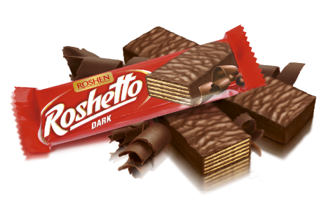 Roshen waffle Roshetto dark chocolate  32g