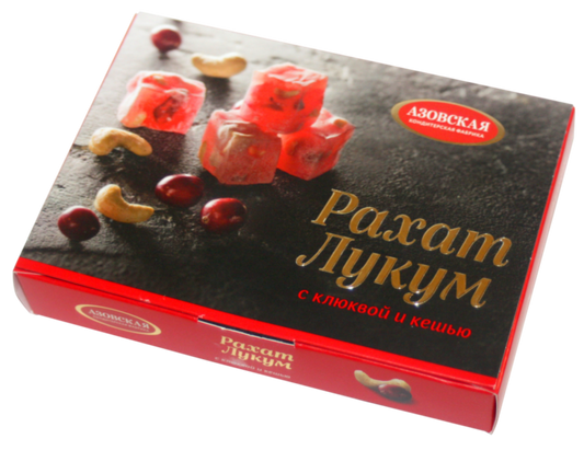 Rahat-Lokum "with cranberries and cashews" 160 gr.