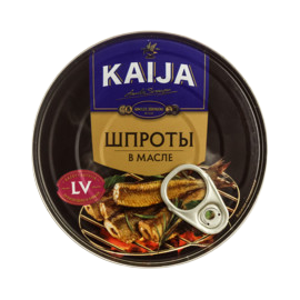 Sprats in oil "KAIJA" (key) 240g