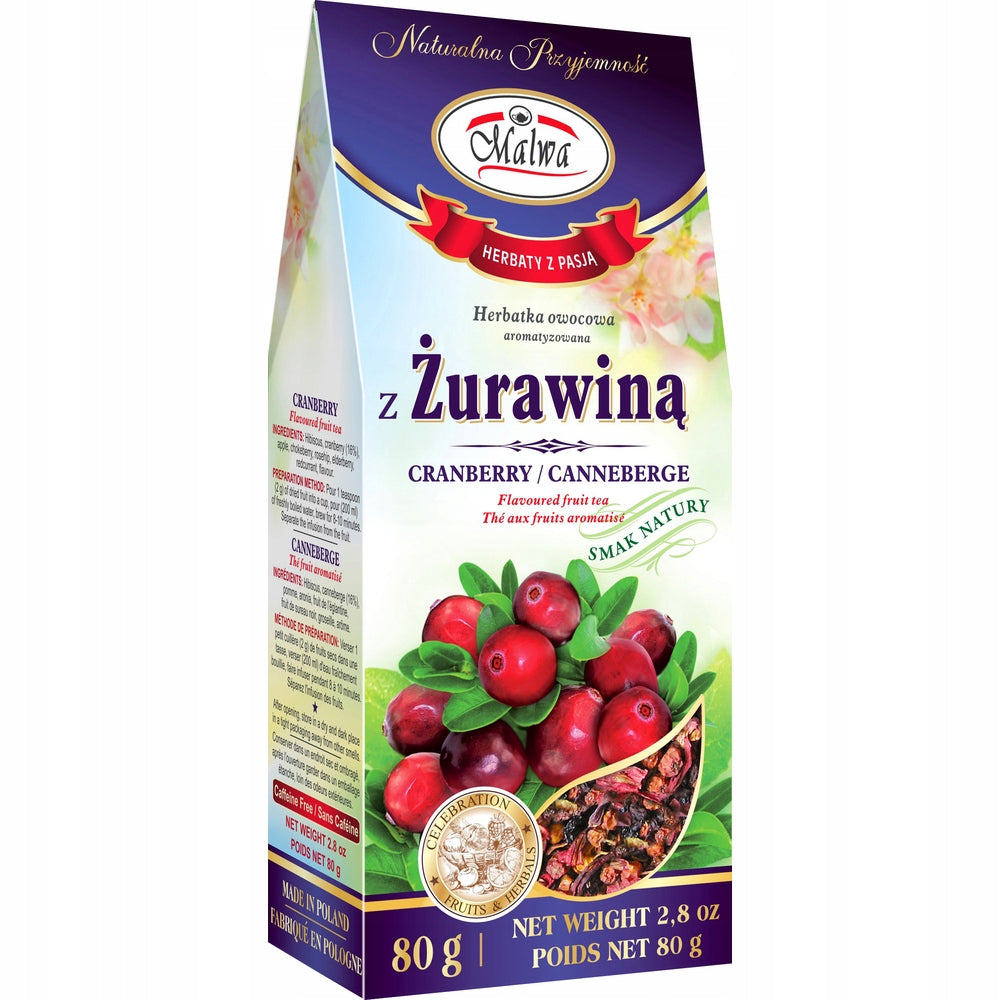 Malwa Fruit Tea with Cranberry Susz 80g