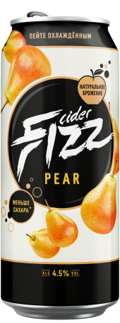 Cider FIZZ PEAR 4.5%, 0.45L