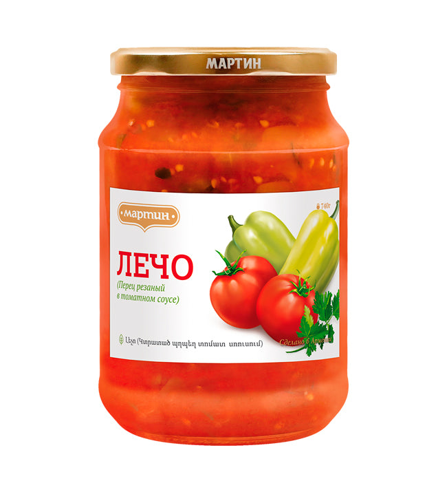 Lecho (Chopped bell peppers in tomato sauce), 740g