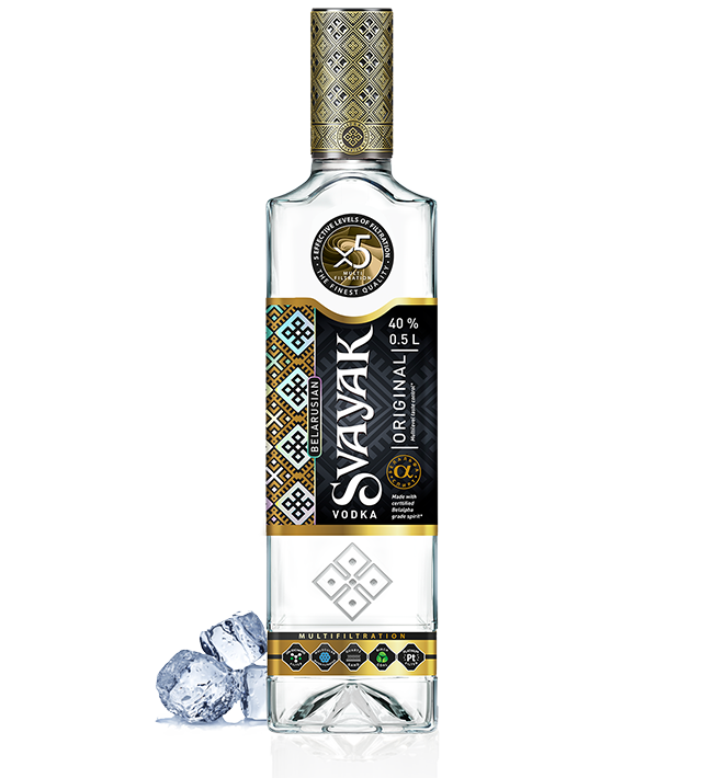 Vodka "Svayak.  Original "- a classic of vodka art 40% 0.5L