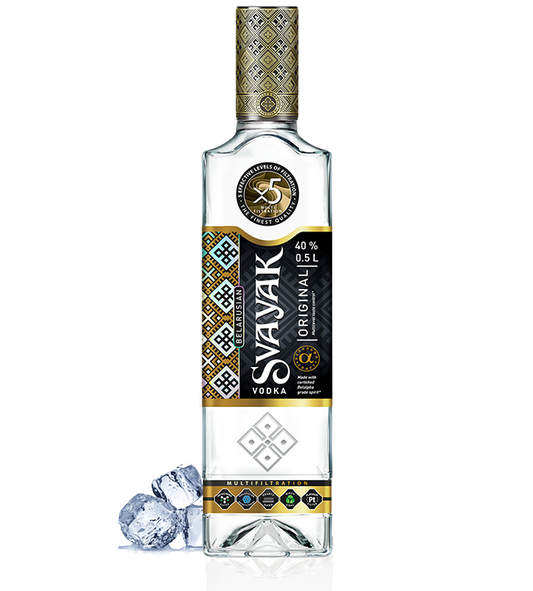 Vodka "Svayak.  Original "- a classic of vodka art 40% 0.5L